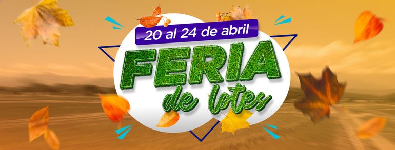 Feria de lotes del 20 al 24 de abril.