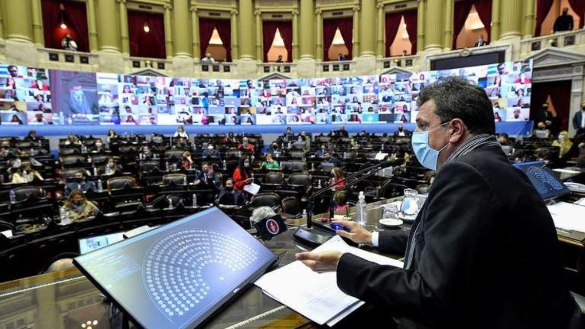 Massa anunció que volverá la presencialidad en Diputados.&nbsp;