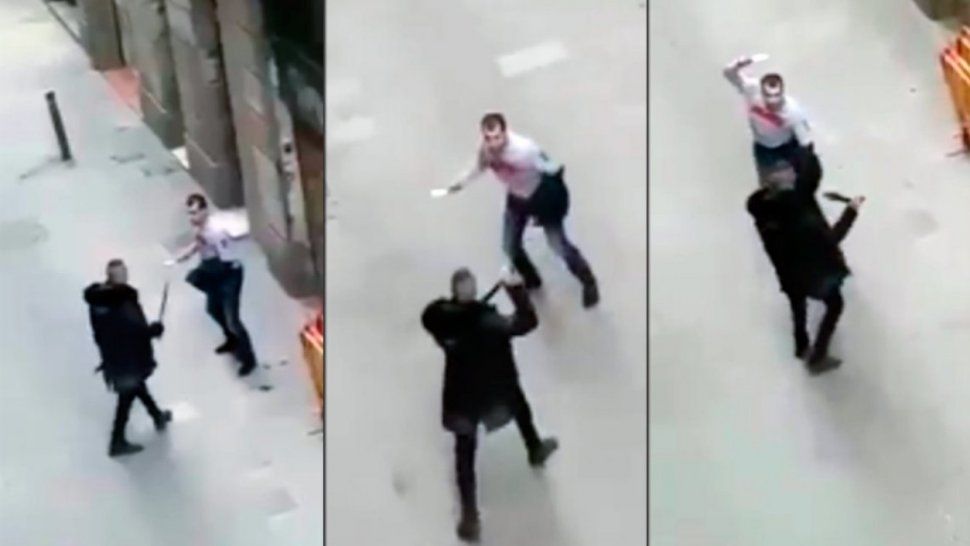 Pelea de narcos con cuchillos y machetes en Barcelona
