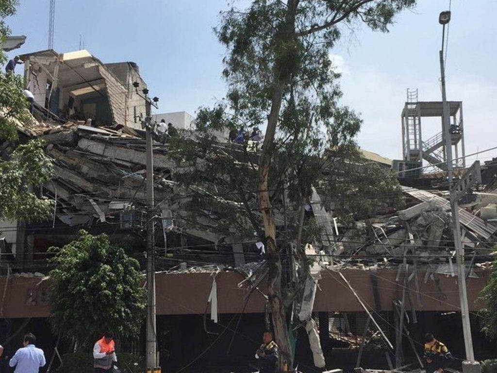Imágenes del terremoto en México