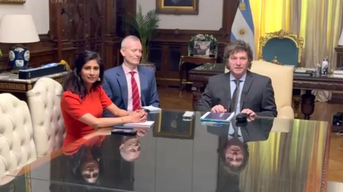 Javier Milei se reunió con Gita Gopinah, del FMI.