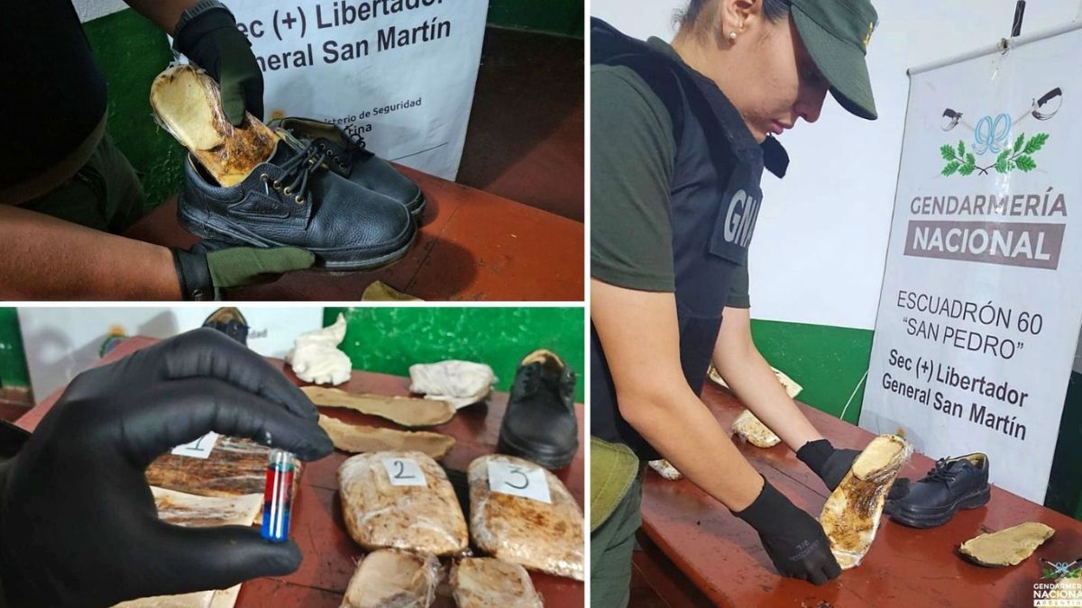 Tres detenidos con cocaína adosada al cuerpo en Jujuy Tres detenidos con cocaína adosada al cuerpo en Jujuy
