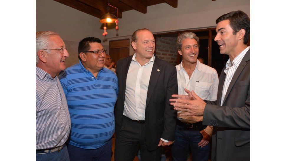 Visita Pepe Scioli y Sergio Berni