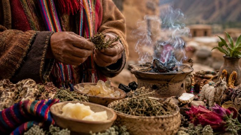 Sahumado por la Pachamama&nbsp;