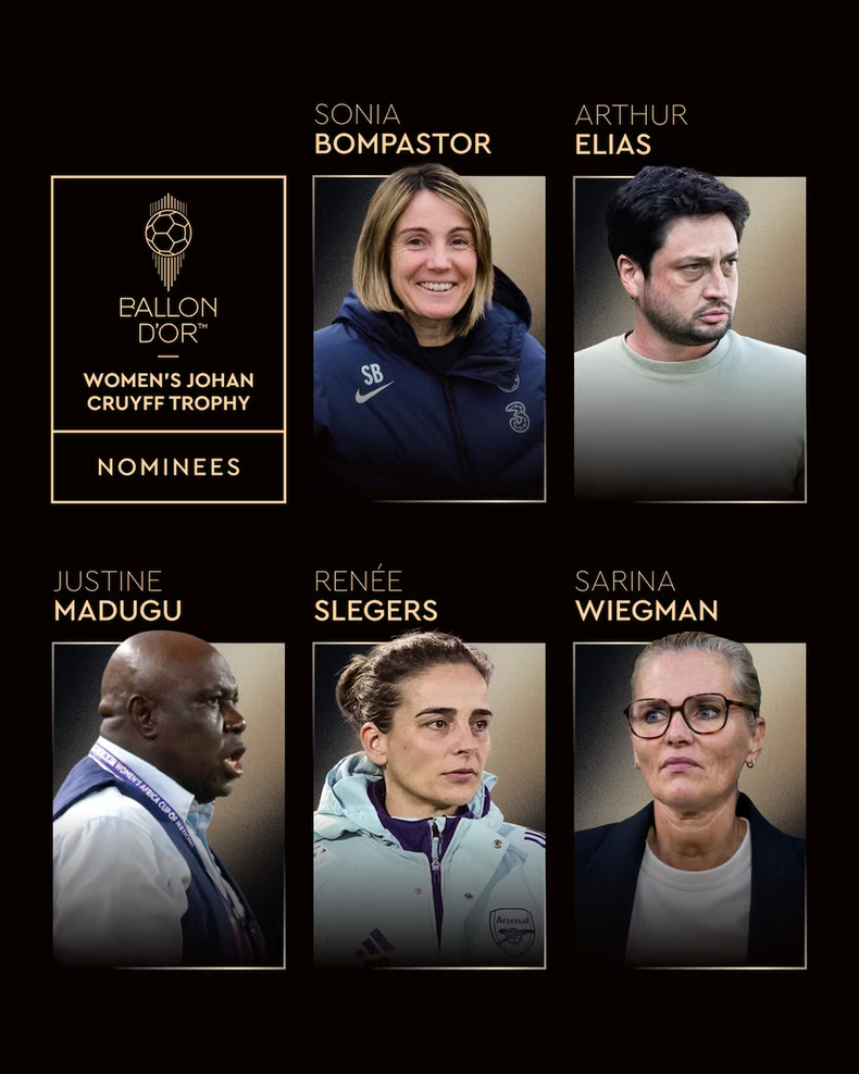 El premio Women's Johan Cruyff distingue a la mejor coach del fútbol femenino del año