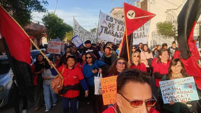 Jujuy se sumó a la Marcha Universitaria Federal