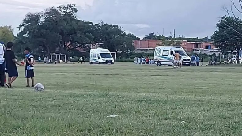 Muerte en el fútbol de veteranos Muerte en el fútbol de veteranos