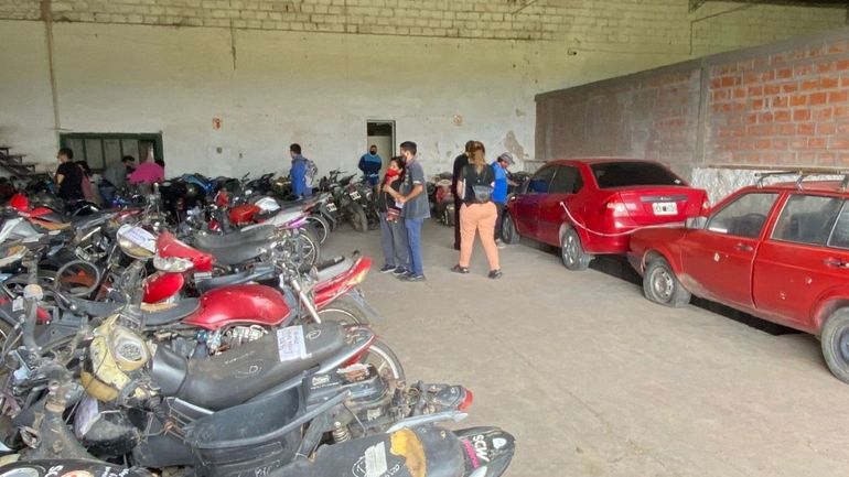 Este sábado realizarán un remate de motos y vehículos