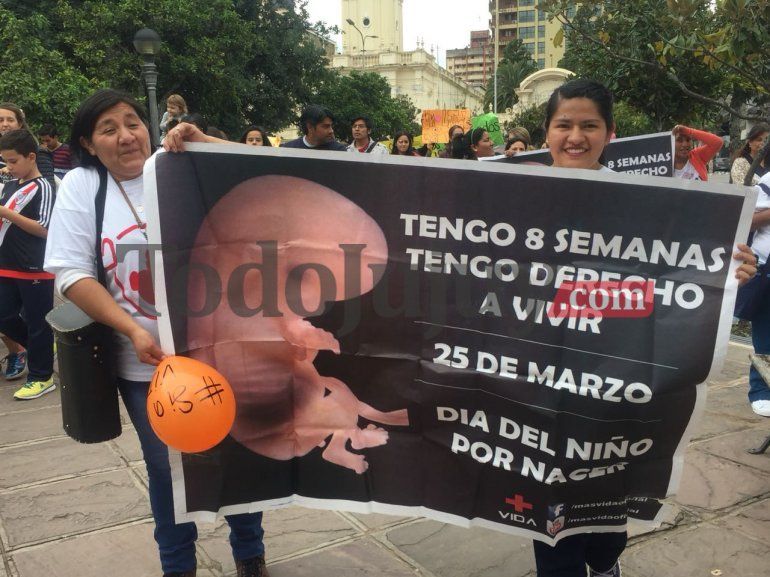 Marcha contra el aborto