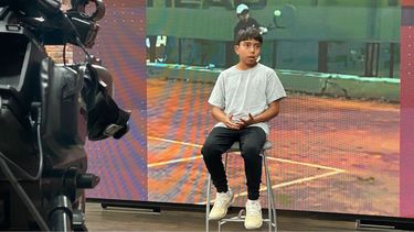 Valentino Ancasi tiene 12 años y representa a la Asociación Jujeña de Tenis.