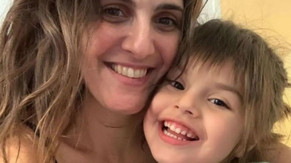La actriz Julieta D&iacute;az y su hija Elena.