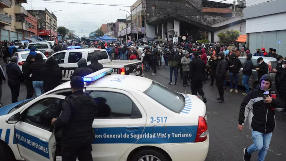 Conflictoen Misiones con la policía