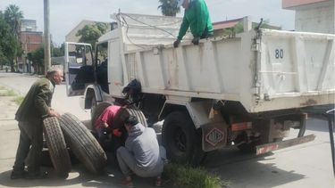 Operativo contra el dengue en Alto Comedero Operativo contra el dengue en Alto Comedero
