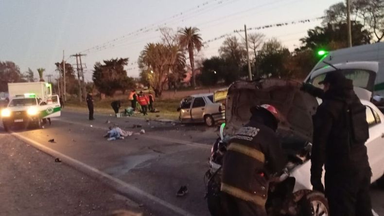 Choque en Monterrico.
