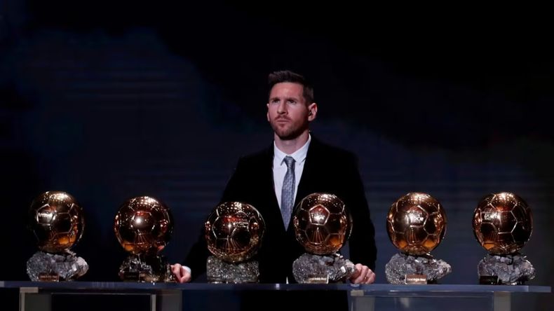 Lionel Messi ganó seis balones de oro.
