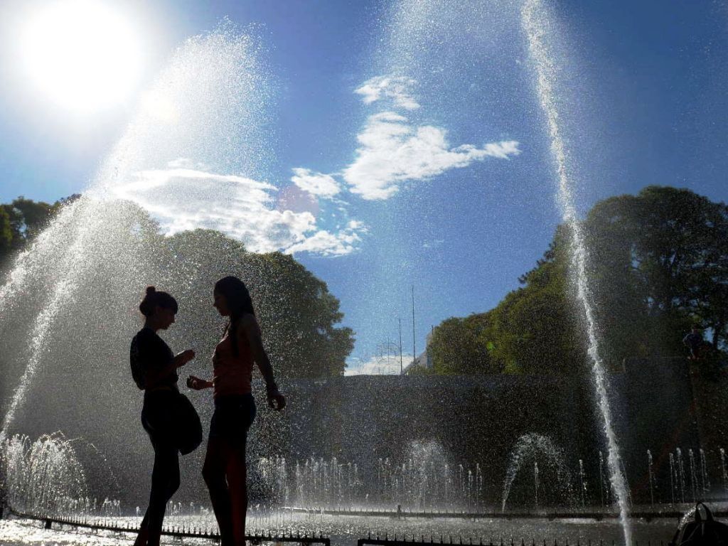 Mucho calor en enero