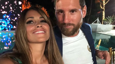 Lionel Messi y Antonela Roccuzzo.