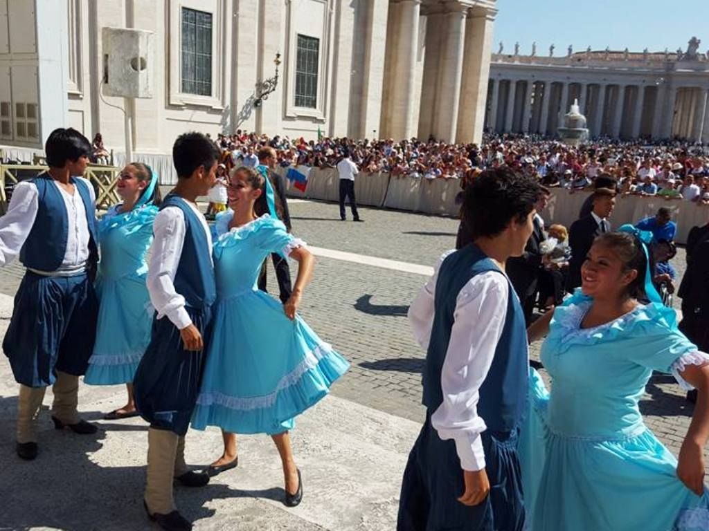 Huayra Muyoj en el Vaticano