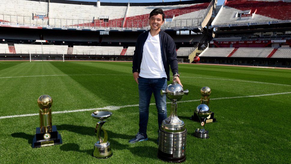 Se cumplen 4 años del debut de Gallardo como director técnico de River