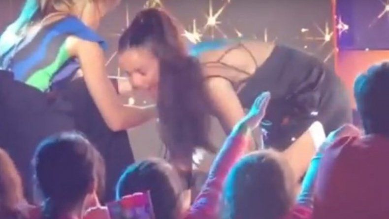 ¿Viste el golpe de Natalia Oreiro? Mirá el video