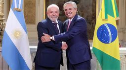 Alberto Fernández recibió a Lula da Silva y firmaron convenios