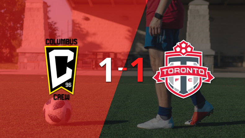 Columbus Crew y Toronto FC se reparten los puntos y empatan 1-1