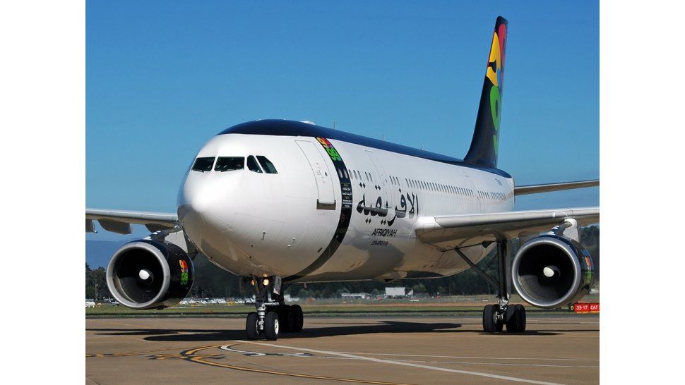 Avión de Afriqiyah Airways