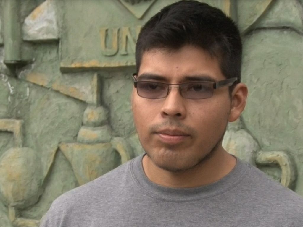 Juan Zaravia estudiante de ingenieria