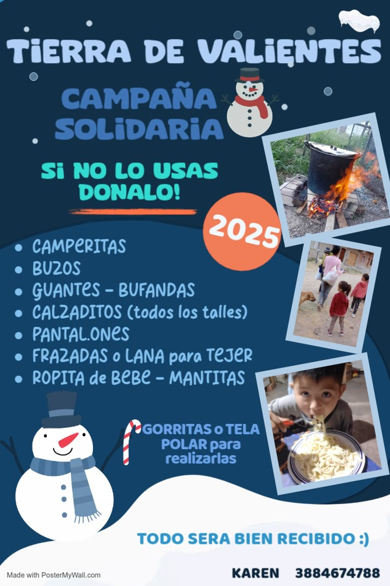 Solidaridad con un merendero.