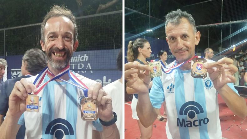 Miguel Doblas y Federico Galán Savio en el Panamericano de Seniors de pádel en Paraguay Miguel Doblas y Federico Galán Savio en el Panamericano de Seniors de pádel en Paraguay