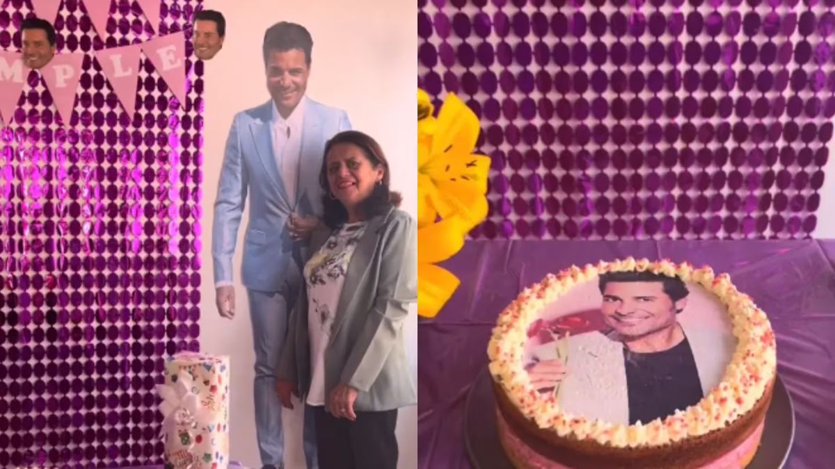 En las imágenes,&nbsp;se puede apreciar que había caras del músico pegadas en la pared junto al cartel de feliz cumpleaños.