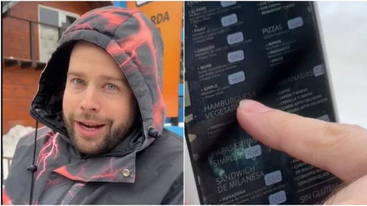 Fue a un restaurante en Bariloche y los precios del Cerro Otto lo dejaron helado.