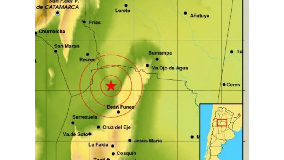 Sismo en Córdoba