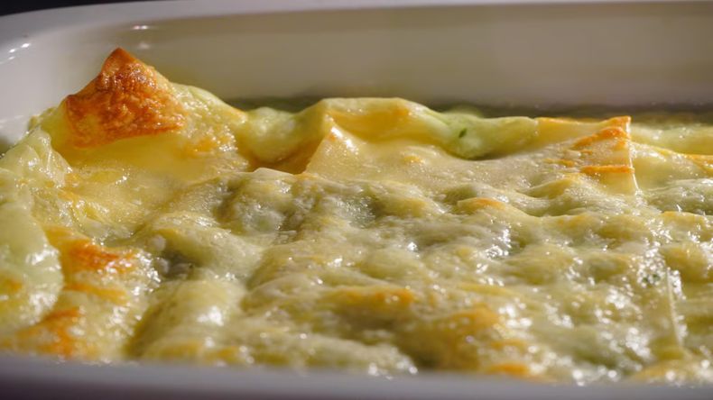 Brócoli gratinado con queso.